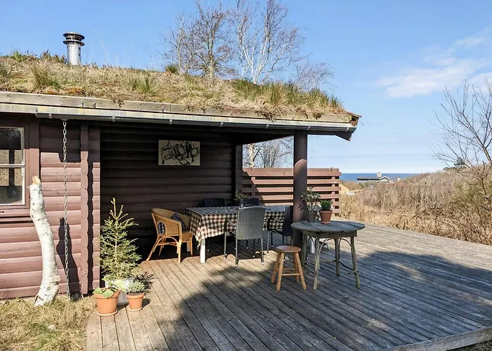 Peaceful Log With Turf In Raageleje Vejby