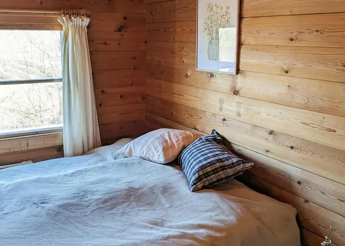 Peaceful Log With Turf In Raageleje Vejby